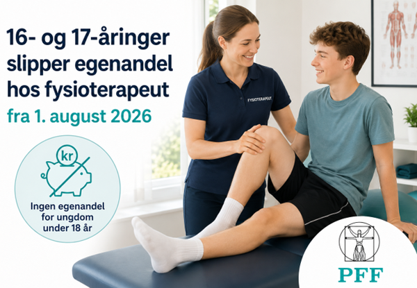 Egenandels-fritak for 16- og 17-åringer fra 1. august